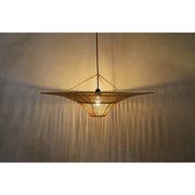 80cm wide rattan lamp shade by Collectiviste lighting.