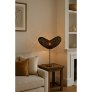 Truffle Brass Rattan Table Lamp