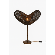 Truffle Brass Rattan Table Lamp