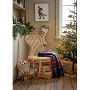 Dino chair in dinosaur boy's Christmas theme