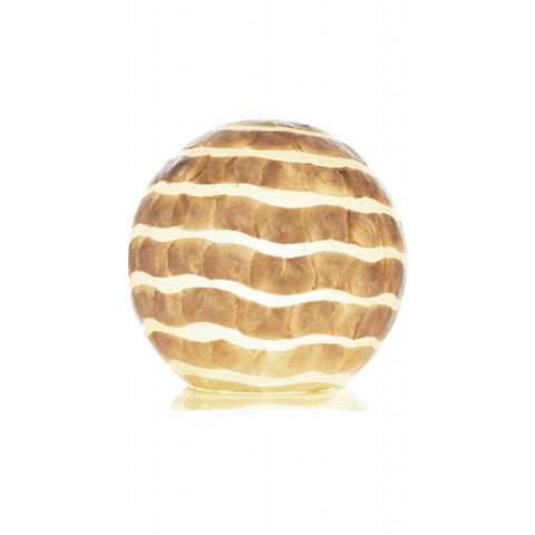 Mares Globe Lamp by Collectiviste - Unusual Mother of Pearl Table Lamp