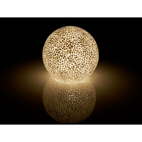 Elara Globe Lamp 30cm - CollectivElara Globe Lamp by Collectiviste - Unique Mother of pearl Shell Table Lampiste