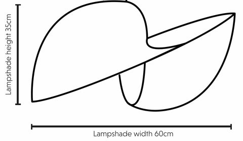 Bamboo lampshade dimensions