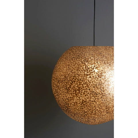 Callisto gold pendant lamp shade by Collectiviste.