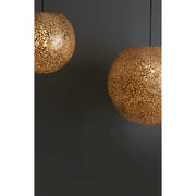 Gold ceiling lights in two different sizes by Collectiviste UK.