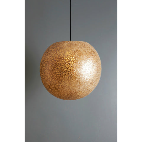 Gold globe light shade by Collectiviste lighting.