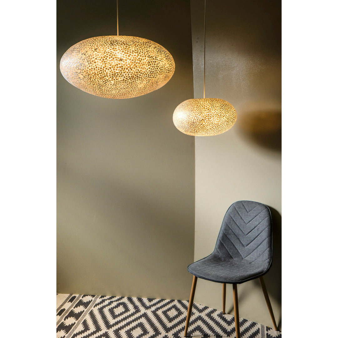 Oval White Light Shade Elara by Collectiviste Collectiviste