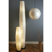 Elara Floor Lamps and Amroth Ceiling pendant by Collectiviste - Unique Mother of pearl Shell Lighting