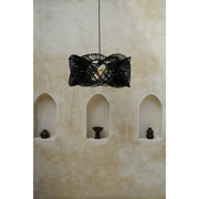 Decorative black lampshade. Masquerade by Collectiviste lighting.