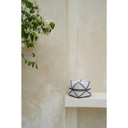 Small Capri decorative box in Villa courtyard. 