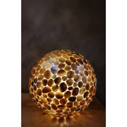 Gold Globe Lamp. Pebble by Collectiviste.