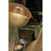 Joglo roof and rattan lighting by Collectiviste.
