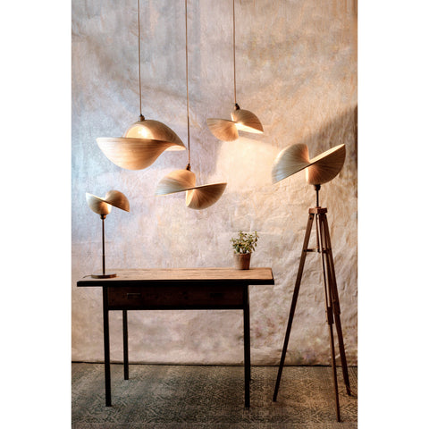 Unusual bamboo lighting. Handcrafted eco-friendly lamps and ceiling pendants by Collectiviste.