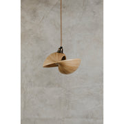 Natural bamboo ceiling pendant. Kyoto pendant light by Collectiviste.