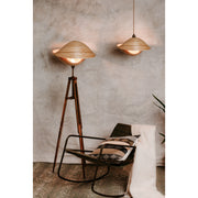 Naturally inspired bamboo lamp and lampshade by Collectiviste.
