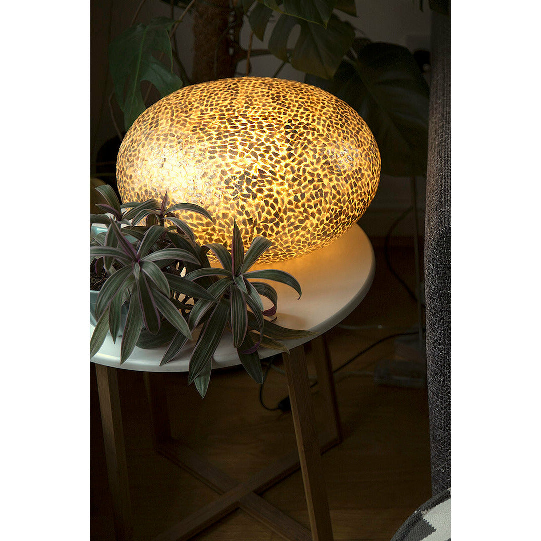 Callisto Ovo Gold Lamp Unusual Decorative Lighting Collectiviste