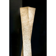 Unique White Floor Lamp from Mother of Pearl - Elara by Collectiviste