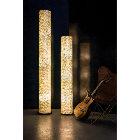 Collectiviste tall column floor lamps - handcrafted unique and unusual home lighting - Global home decor